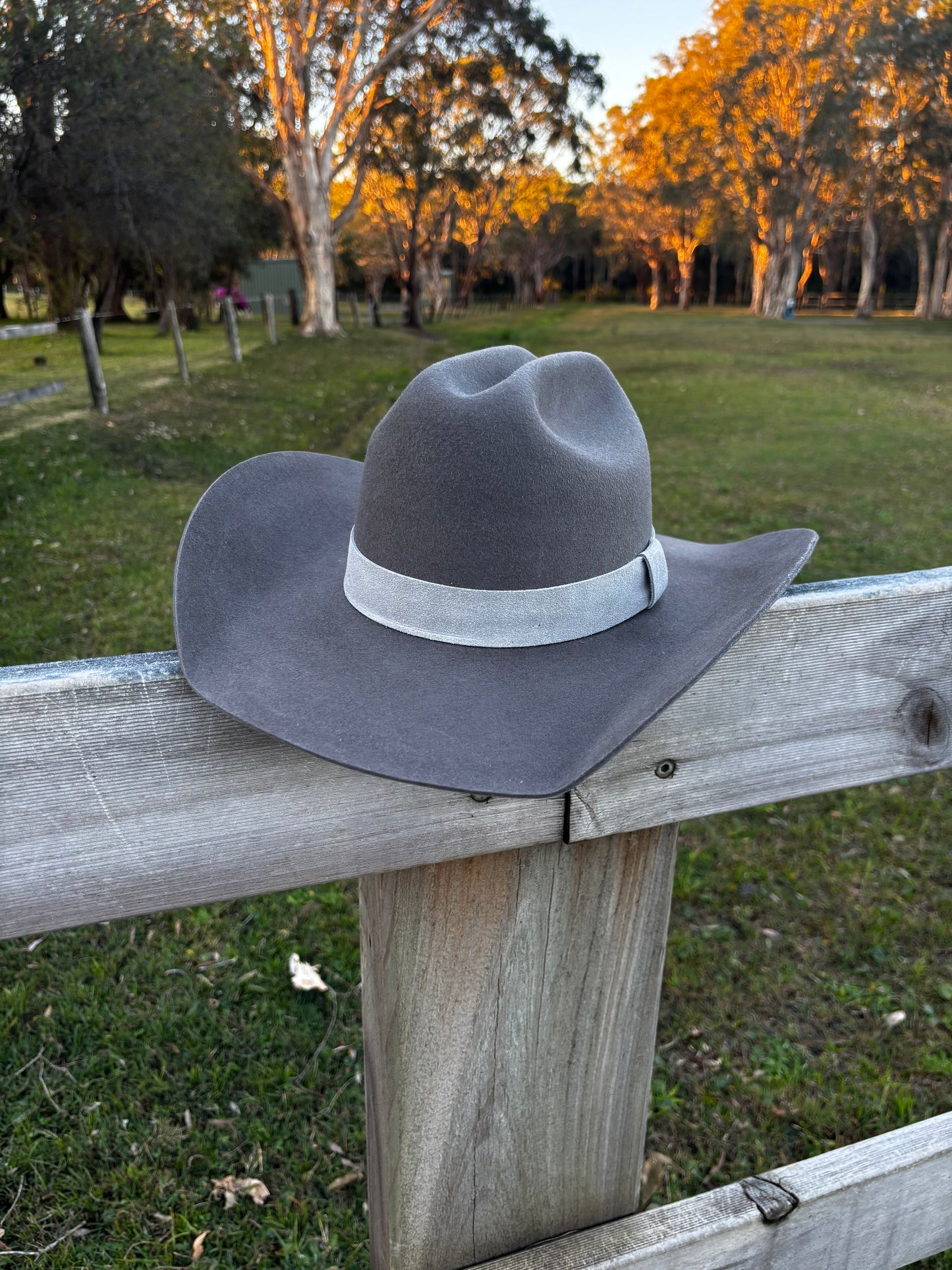Ash Australian Wool Cowboy Hat