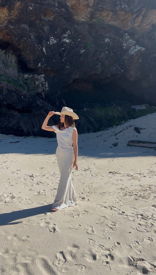 Ivory Australian Wool Cowboy Hat