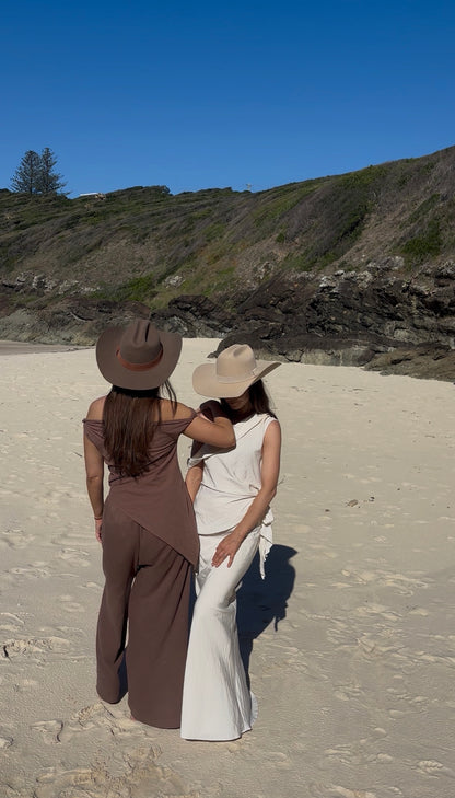 Ivory Australian Wool Cowboy Hat
