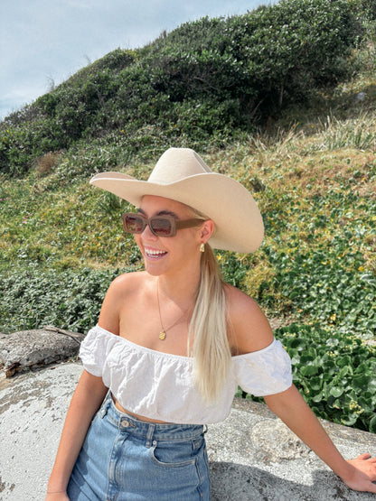 Ivory Cowboy Hat