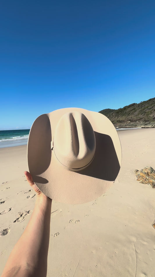 Ivory Australian Wool Cowboy Hat